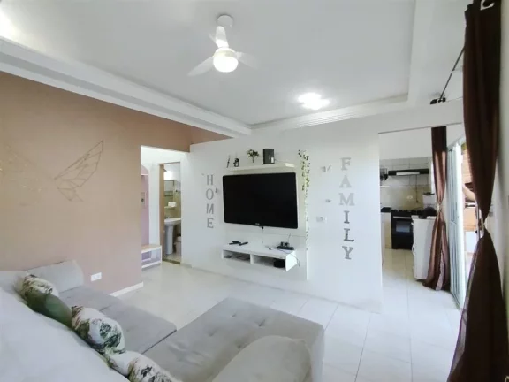 Imagem Casa com 3 dorms, Caiçara, Praia Grande - R$ 700 mil, Cod: 2585