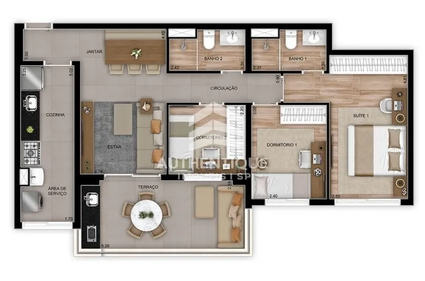Imagem THE ADRESS SANTO ANDRE - Apartamento à venda no bairro Vila Boa Vista - Santo André/SP