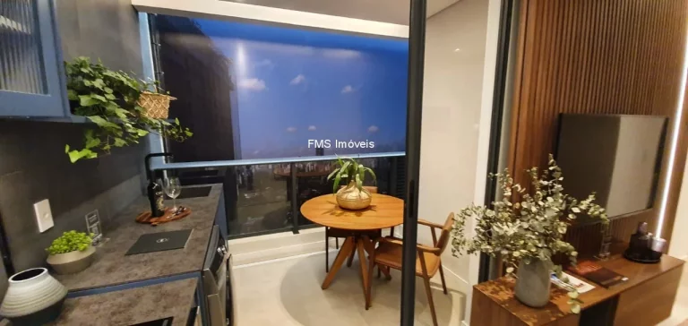 Imagem Apartamento para locação em Pinheiros, com 1 quarto, 1 banheiro, 1 vaga de garagem, 46m² de área.