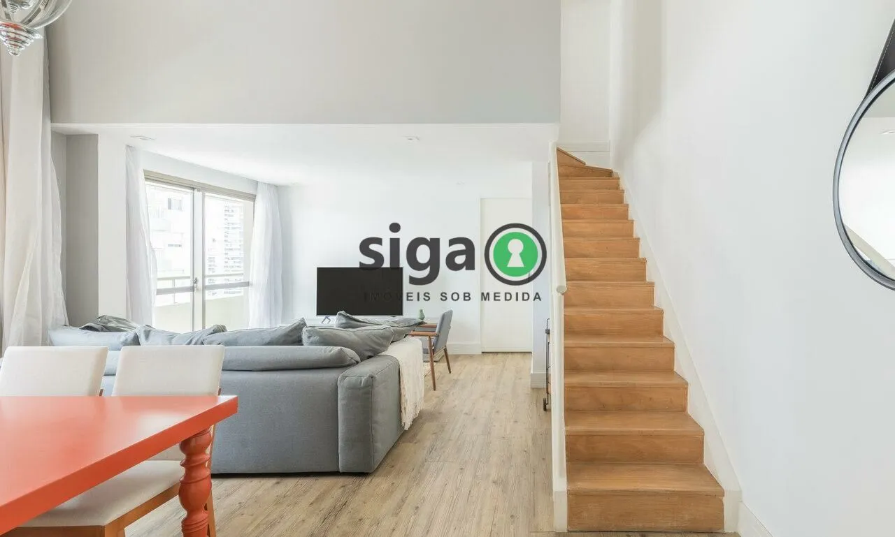 Imagem APARTAMENTO DUPLEX 100M² COM 2 QUARTOS (SUITES) PARA VENDA E LOCAÇÃO NO BROOKLIN