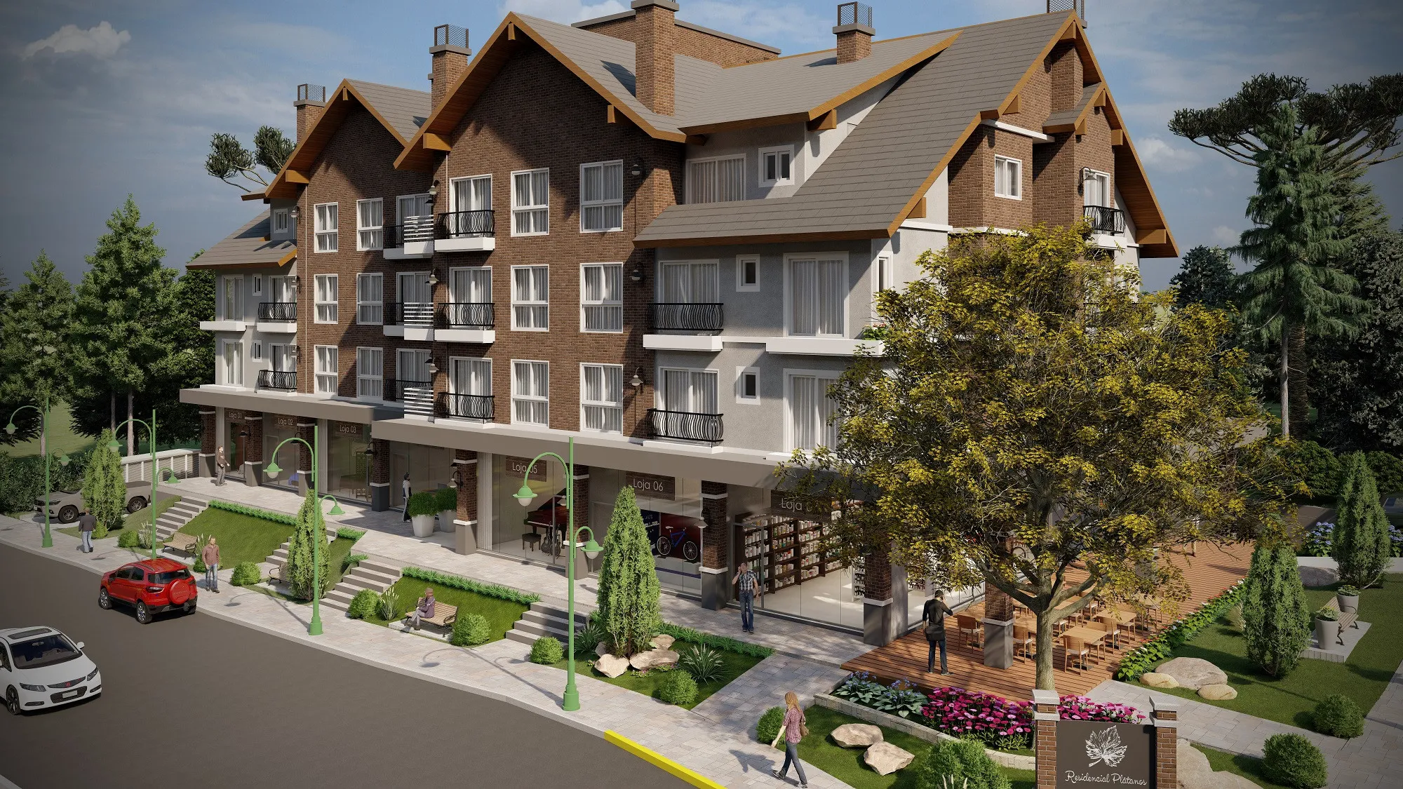 Imagem Apartamento à venda em Gramado, Av. Central, com 2 quartos, 84.69m2