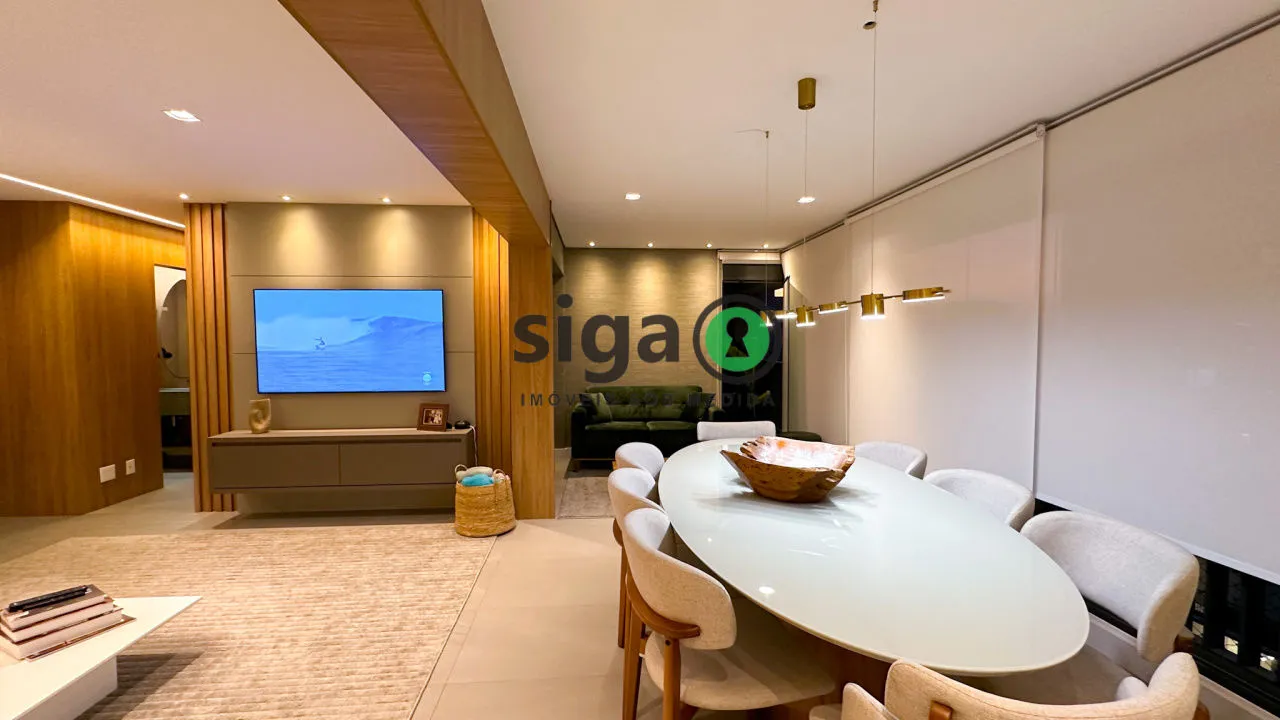 Imagem Apartamento Novo Sky Park 125 m² Tatuapé Mobiliado e Decorado