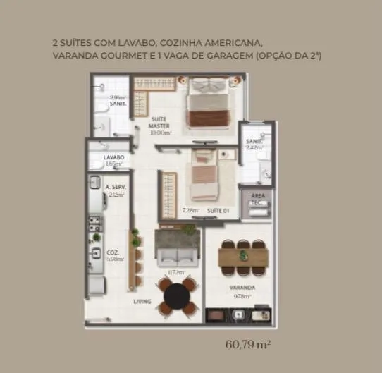 Imagem Apartment em Salvador - Bahia, Caminho das Árvores