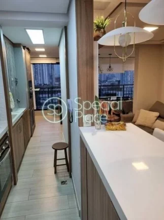 Imagem Apartamento moderno amplo living com varanda gourmet, ar condicionado, 95 metros, todos os ambientes...