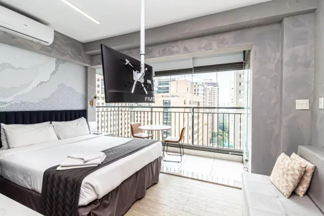 Imagem Apartamento à venda em Indianópolis, com 1 quarto, 1 banheiro.