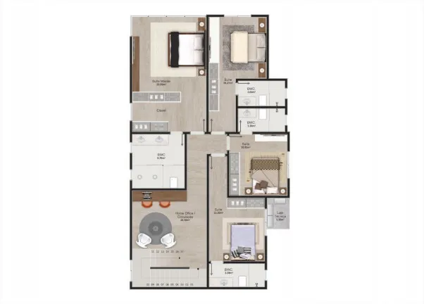Imagem Apartamento com 3 Quartos à Venda, 126 m² em Pioneiros - Balneário Camboriú