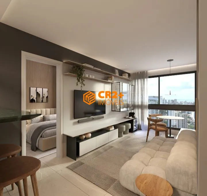 Imagem Vendo Studio 23m²com 1 Quarto e 1 WC Social, no Bairro da Ilha do Leite.