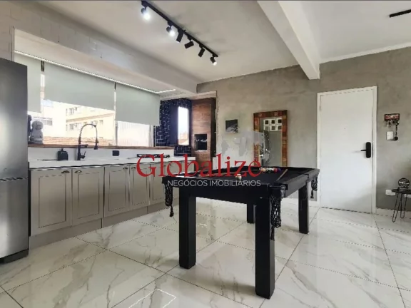 Imagem Locação no Gonzaga Apartamento 2 dormitórios Modernizado e Mobiliado por Apenas R$ 3.200 o Pacote!