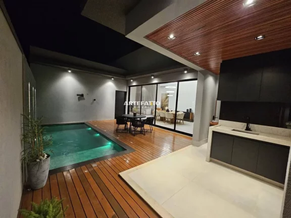 Imagem Casa de condomínio à venda, no Villa Di Capri, em Franca, Villa Di Capri, com 3 quartos, 220m2