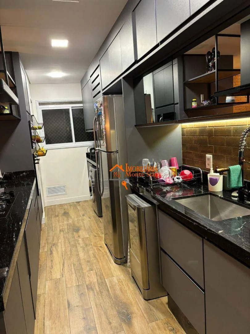 Imagem Apartamento à venda com 106m², com 3 quartos, 1 suíte, 2 vagas, varanda gourmet e fino acabamento, Jardim Flor da Montanha, Guarulhos, S