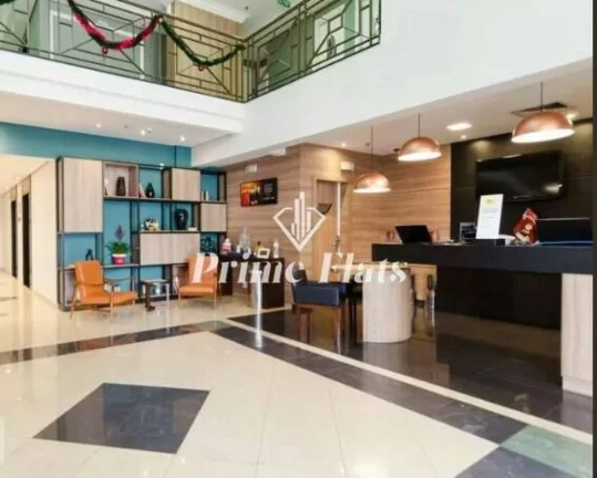 Imagem Flat disponível para locação no Mercure São Caetano do Sul, com 17m², 1 dormitório e 1 vaga de garagem
