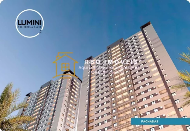 Imagem LUMINI RESIDENCIAL CLUBE 2 - Carapicuíba 1 e 2dormitórios de 28,40m² a 40m²