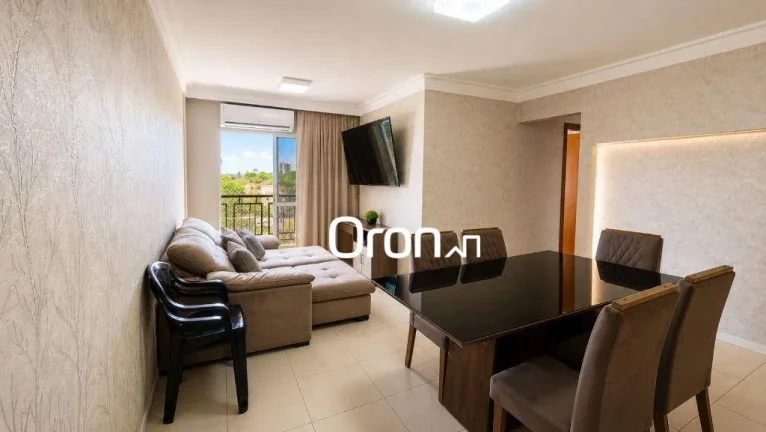 Apartamento com 3 dormitórios à venda, 75 m² por R$ 415.000,00 - Jardim Goiás - Goiânia/GO