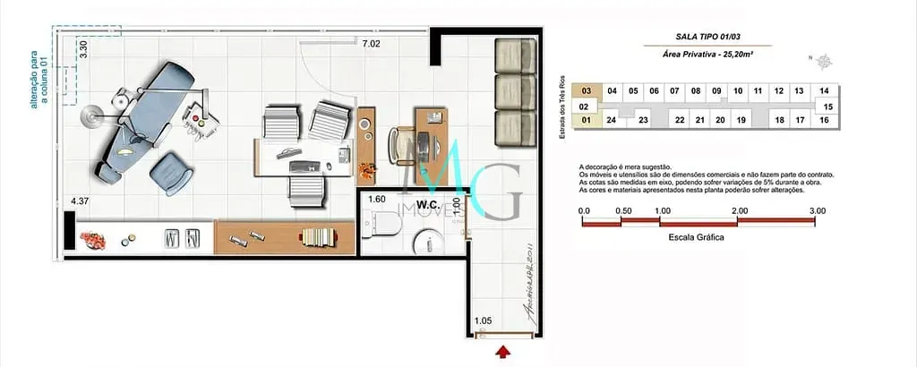 Imagem Sala à venda 1 Vaga 22.07M² Freguesia (Jacarepaguá) Rio de Janeiro - RJ