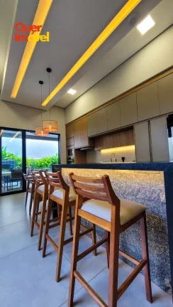 Imagem Casa de Luxo à Venda em Condomínio na AVENIDA OSCAR NIEMEYER, Quinta dos Ventos, Ribeirão Preto-SP - 3 suítes, 4 vagas - Quer Imóvel Negócios Imobiliários