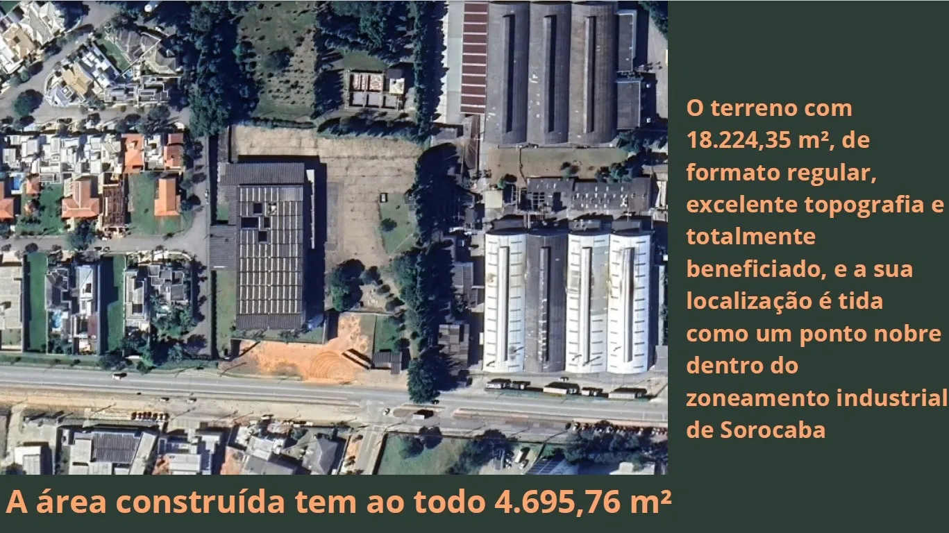 Imagem Galpão industrial para locação em Sorocaba-SP, Jardim Residencial Vicente de Moraes: 14 salas, 6 banheiros, 800 vagas de garagem, 4.695,76 m².