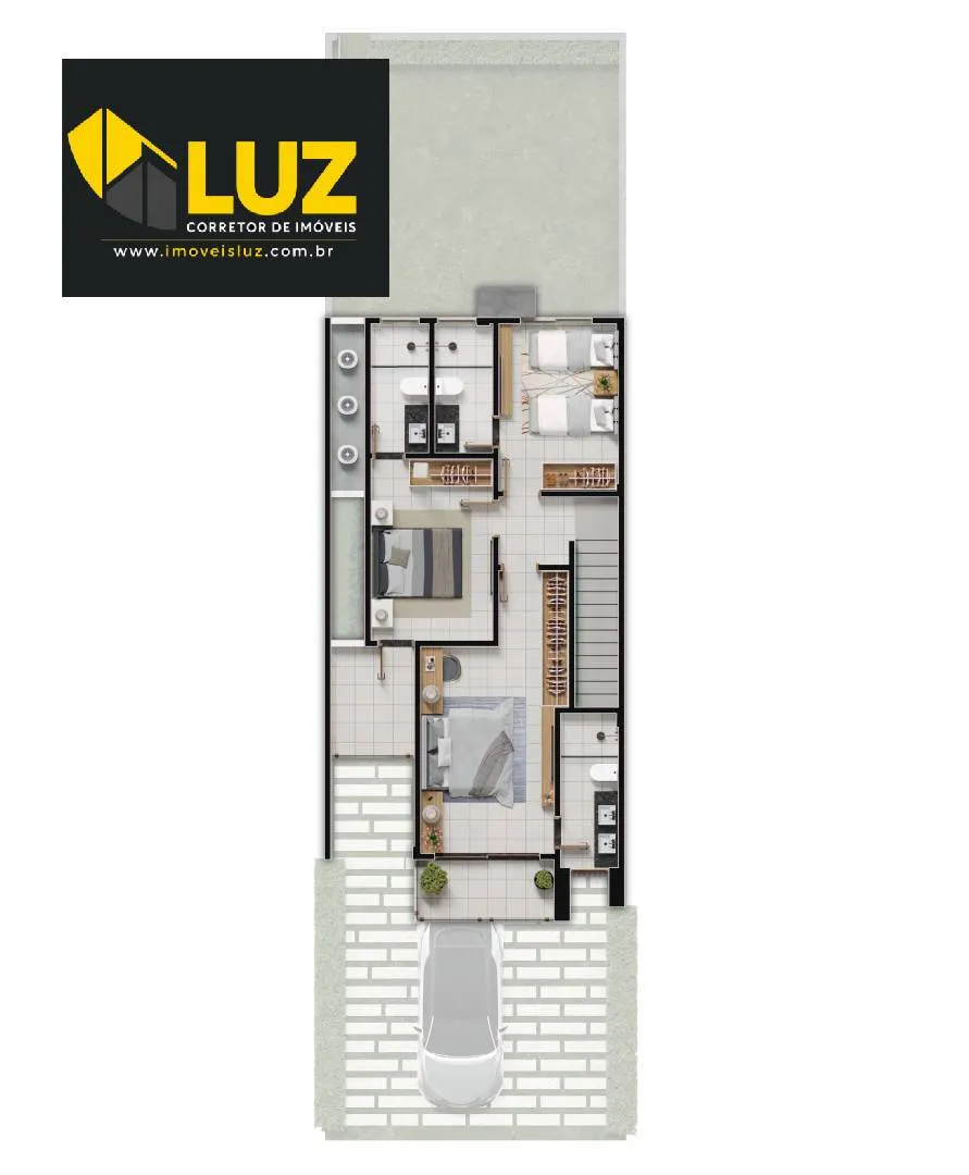 Imagem Casas Duplex de Alto Padrão em Condomínio Fechado | Eusébio/CE