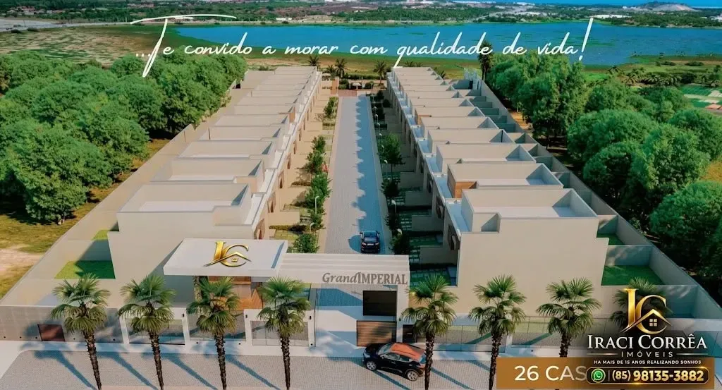 Imagem Casa de Condomínio com 3 Quartos à Venda, 148 m² em Lagoa Redonda - Fortaleza