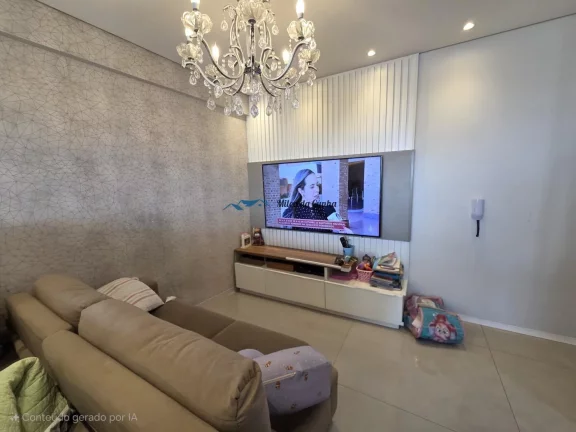 Imagem Lindo Apartamento para Venda, com 3 dormitórios, 1 Suíte, 2 vagas, Varanda Gourmet, 75m², Vila Apiaí, Santo André