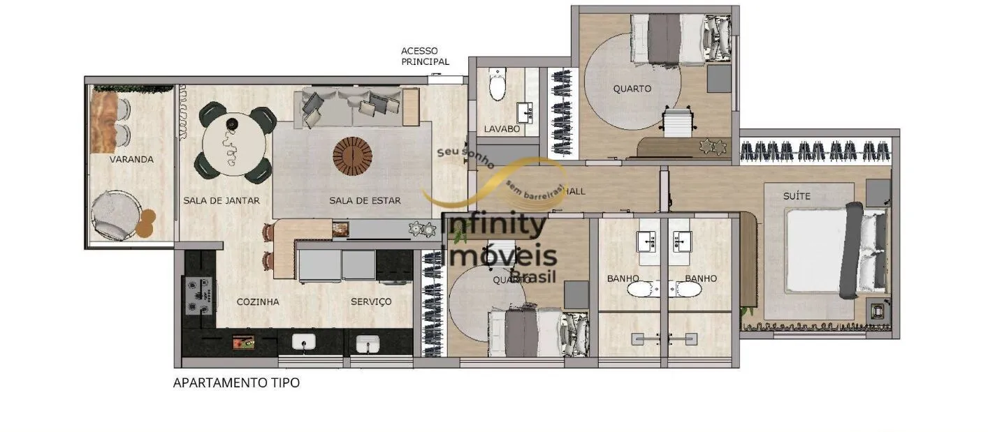 Imagem ED CAP FERRAT ANCHIETA - Apartamento à venda no bairro Anchieta - Belo Horizonte/MG
