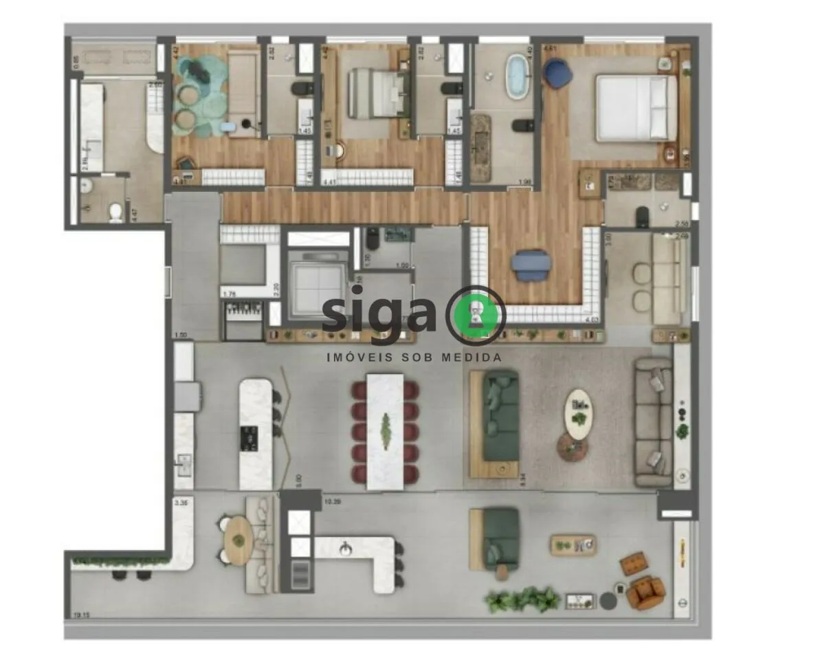 Imagem Apartamento para venda Alto de Pinheiros 04 suítes, São Paulo - SP