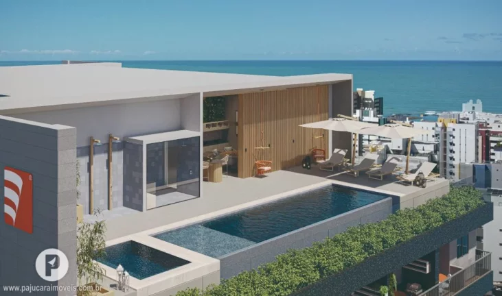 Imagem 02 quartos [46m²] ÷ 40 meses, 4ª quadra do Mar da Jatiúca