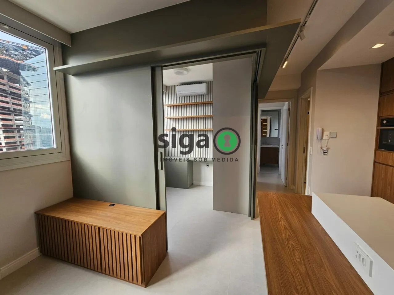 Imagem Apartamento 48m² para locação, mobiliado, 2 quartos, localizado na Chácara Santo Antônio, São Paulo.