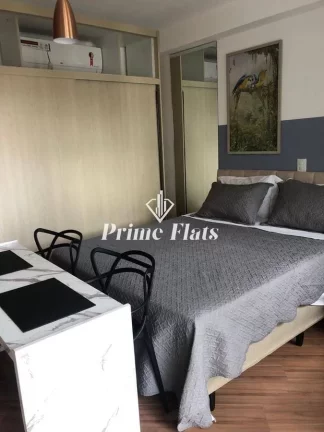 Foto do imóvel Flat disponível para locação no Is Moema Condomínio, com 32m² e 1 dormitório em Avenida dos Carinás