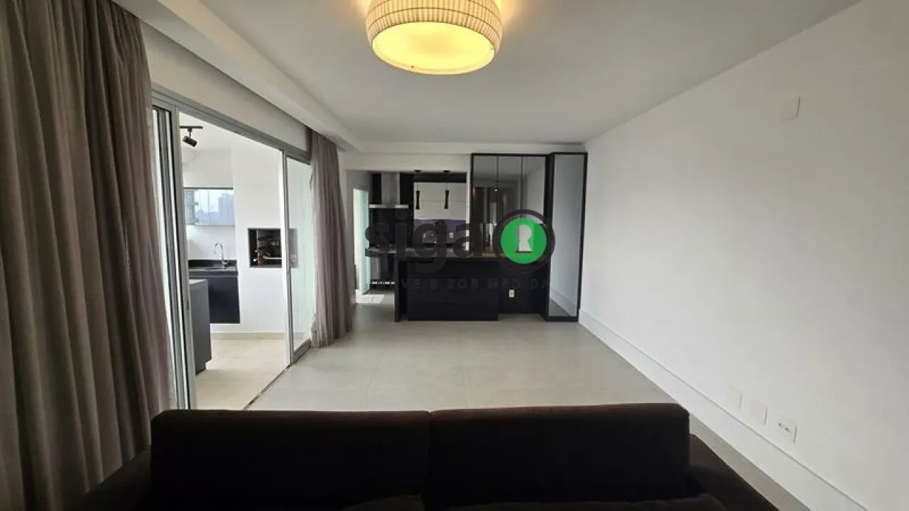 Imagem Brooklin - 105 m² - 2 dormitórios sendo 2 Suítes - Varanda Gourmet - Pronto para Morar