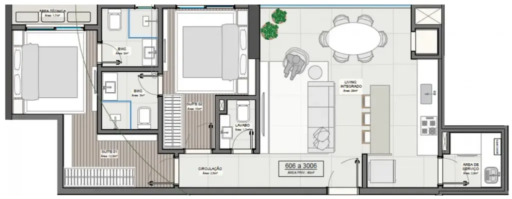 Imagem APARTAMENTO RESIDENCIAL em Porto Belo - SC, Perequê