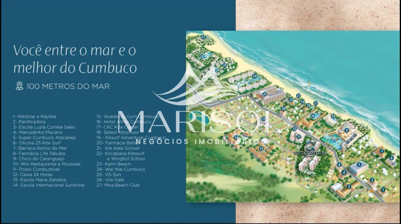 Imagem Apartamento de 2 quartos, 49m² no bairro Praia de Cumbuco, em Caucaia