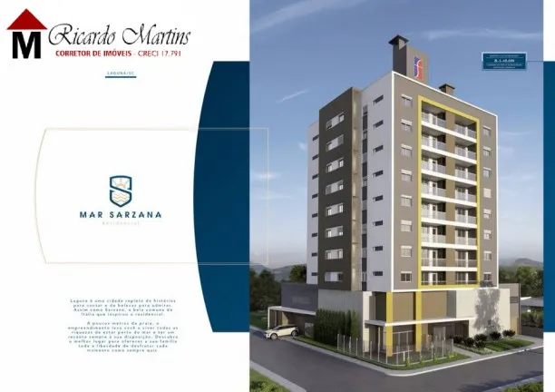 Apartamento com 3 Quartos à Venda, 96 m² em Mar Grosso - Laguna