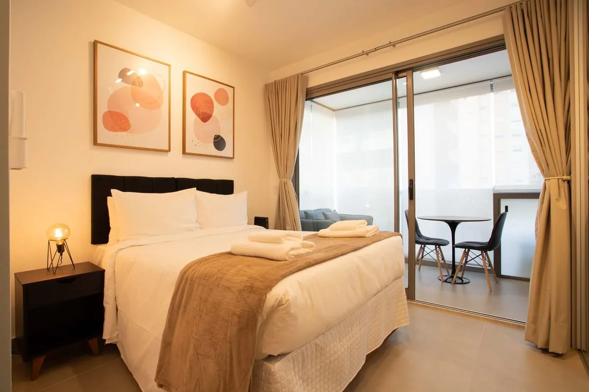 Imagem Apartamento com 1 Quarto para alugar, 25m² - Pinheiros