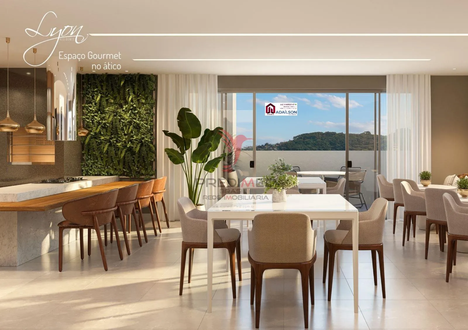 Imagem Apartamentos no Edifício Lyon Residence - Em São Jose - Floripa SC
