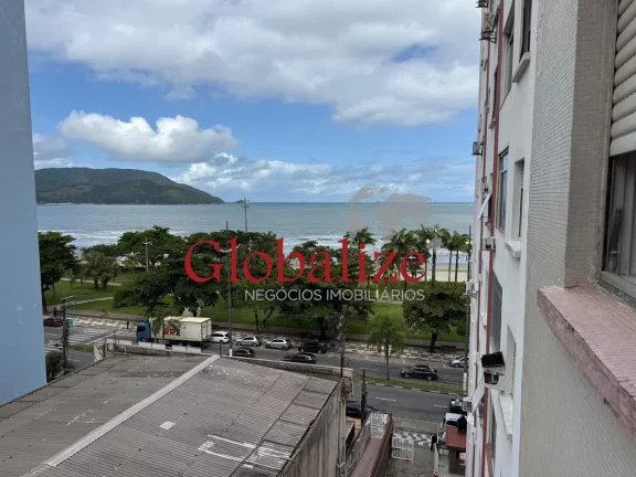 Imagem Apartamento 2 dormitórios, frente mar, sacada no bairro Boqueirão em Santos por R$ 370.000,00