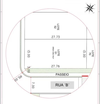 Imagem Terreno à venda no Condomínio Tahaa Home Resort - Lote de 360m² na posição leste