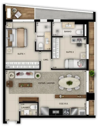 Imagem Opus Geo Home 136
