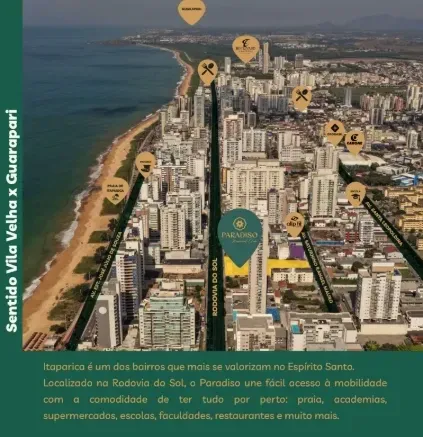 Imagem Apartamento com 1 Quarto à Venda, 54 m² em São Conrado - Vila Velha