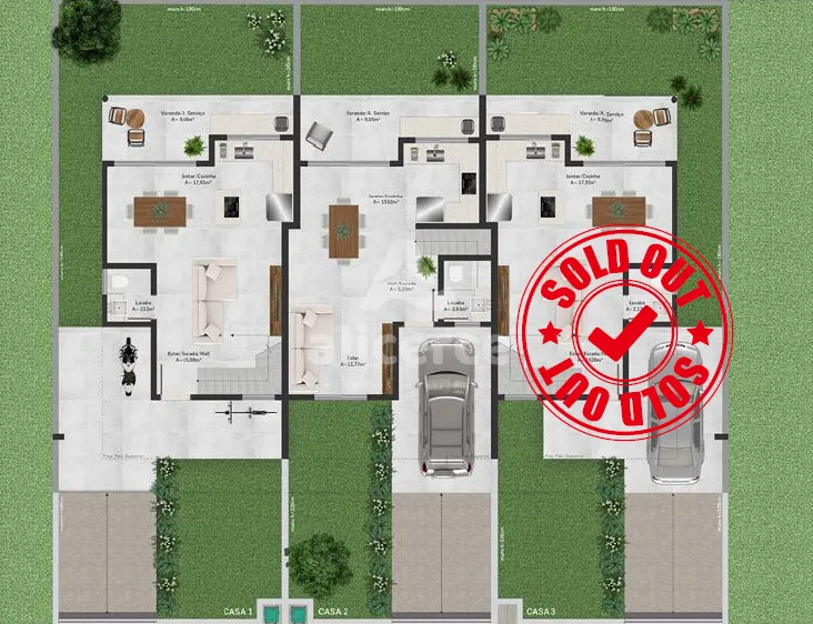 Imagem Casa à venda com 3 quartos 1 suíte, 176m² em Campeche Florianópolis