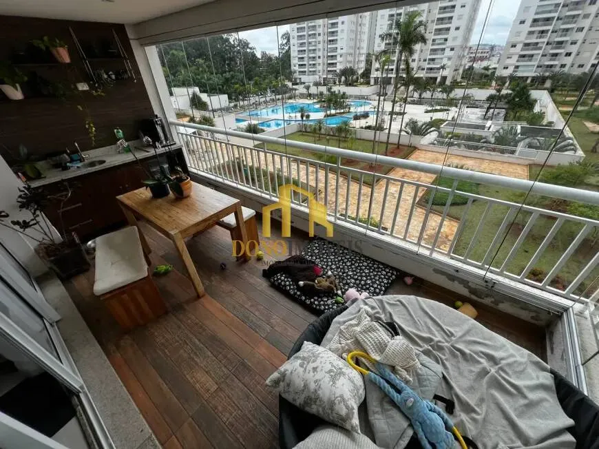 Imagem Apto venda com 107m vista piscina Cond Ânima Clube Vila Lusitânia SBC