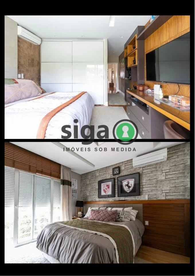 Imagem Casa em Condomínio de alto padrão no Brooklin Paulista com 4 suites Semi mobiliado