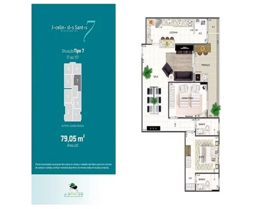 Imagem Apartamento com 2 dorms, Mirim, Praia Grande - R$ 399 mil, Cod: 2949