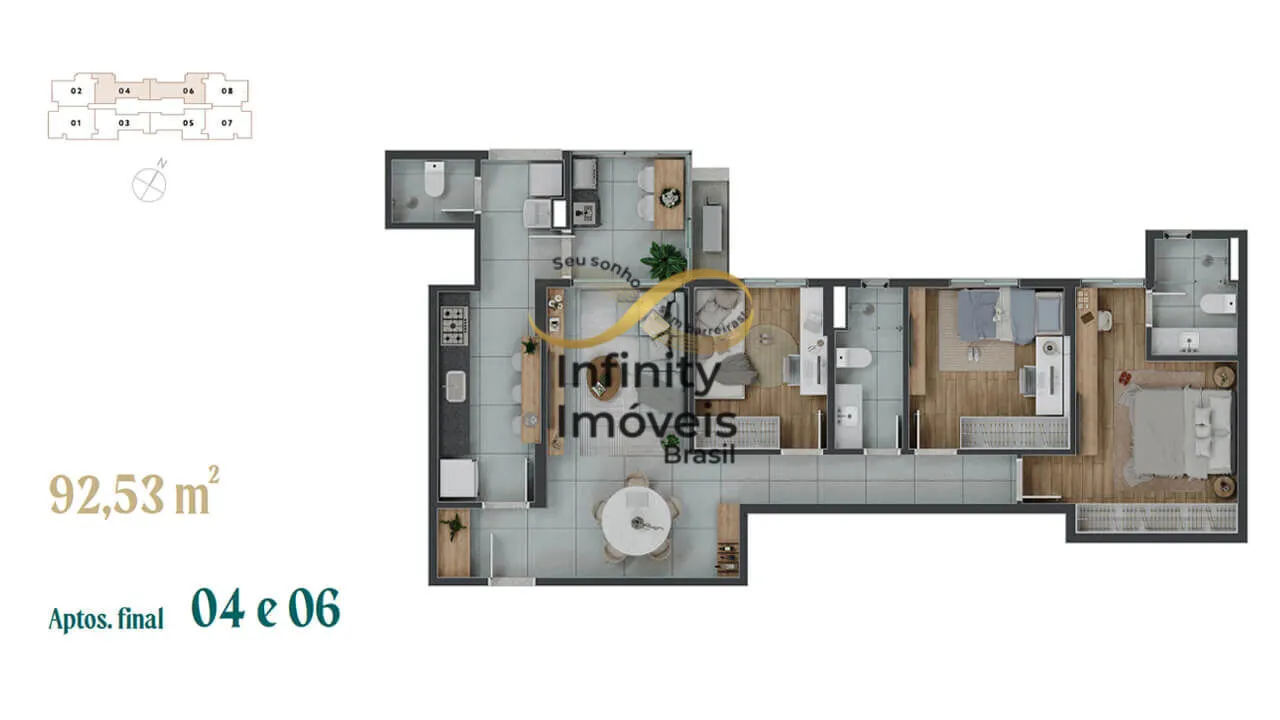 Imagem ALTO BELVEDERE GRAN PARADISO - Apartamento à venda no bairro Serra do Curral Del Rey - Nova Lima/MG