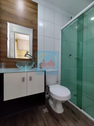 Imagem Apartamento com 70m² e Vista Total para o Mar na Vila Mirim, Praia Grande/SP, 580mil