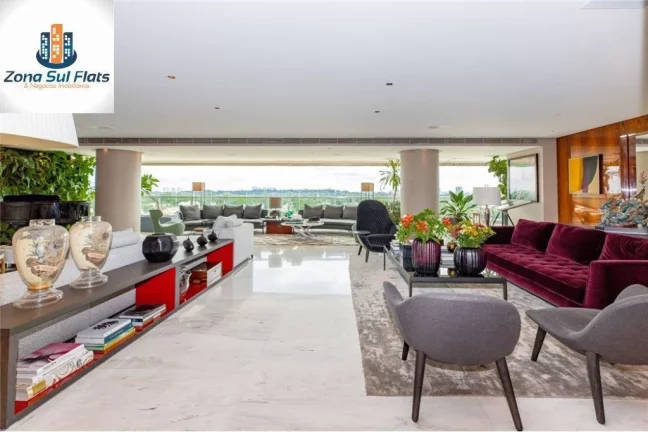Imagem Apartamento Alto Padrão à Venda No Campo Belo Com 4 Suítes e 5 Vagas