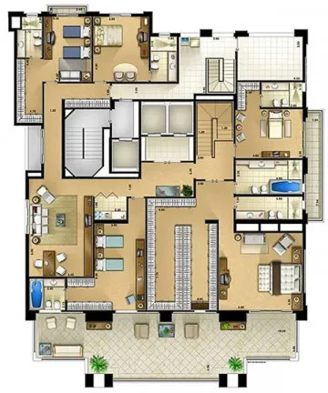 Imagem Apartamento com 4 Quartos à Venda, 607 m² em Paraíso do Morumbi - São Paulo