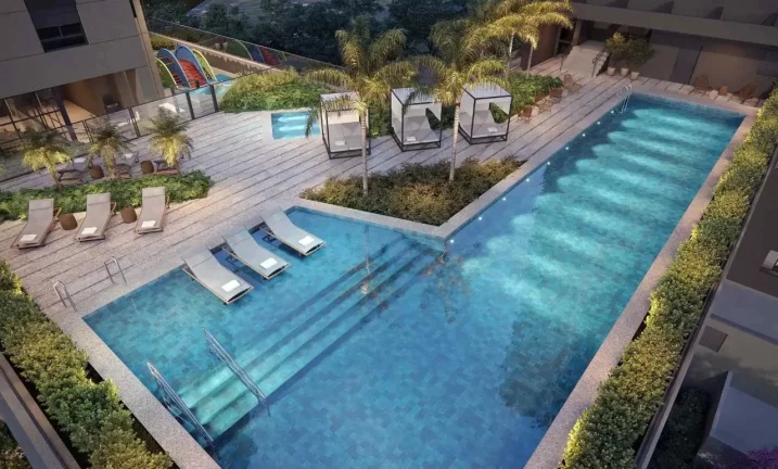 Imagem AMPÈRE BROOKLIN - Aptos de 262m² e 482m², ótima localização, 950m da Estação Berrini da CPTM!