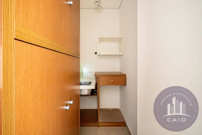 Imagem Sala mobiliada 63 m² para venda por R$ 730.000,00 - Alphaville/SP
