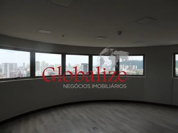 Imagem Sala comercial de 100m² com 2 vagas de garagem no bairro da Vila Mathias em Santos por 6.490,00 pacote.