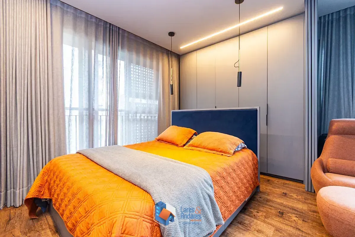 Imagem Apartamento para venda em Indianópolis com 1 quarto, sendo 1 suíte, 48m²